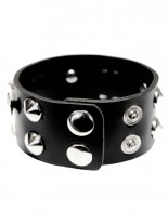 Kunstleder Armband Kreuzschwert Skull