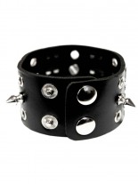 Kunstleder Armband Ösen und Nieten