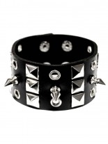 Kunstleder Armband Ösen und Nieten