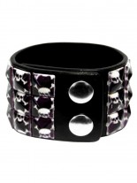 Kunstleder Armband Piratenskulls