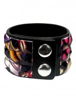 Kunstleder Armband Skull Graffiti