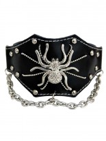 Kunstleder Armband Spinne