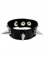 Kunstleder Armband Spitzen Nieten klein