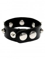 Kunstleder Armband Spitzen Nieten klein