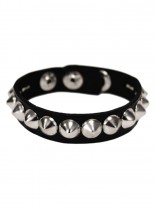 Kunstleder Armband Spitznieten 1 reihig