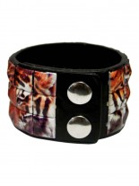 Kunstleder Armband Tiger