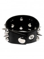Leder Armband Totenkopf