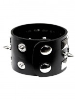 Kunstleder Armband Totenkopfnieten