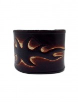 Kunstleder Armband Tribal groß