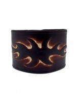 Kunstleder Armband Tribal groß