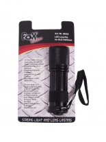 LED Taschenlampe Aluminium schwarz
