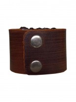 Leder Armband Iron Cross braun