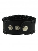Kunstleder Armband Patronen und Totenköpfe