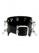 Leder Armband Ringnieten 2 reihig