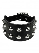 Leder Armband Spike Nieten