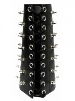 Leder Armband mit 49 Killernieten