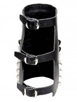 Leder Armband mit 88 Pyramidennieten