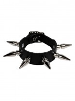 Leder Armband mit Killernieten 2,5 cm