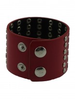Kunstleder Armband rot