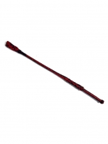 Leder Gerte Peitsche schwarz rot