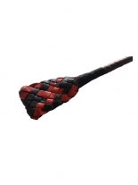 Leder Gerte Peitsche schwarz rot