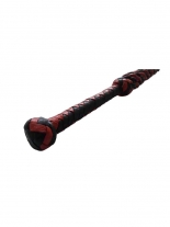 Leder Gerte Peitsche schwarz rot