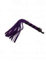 Leder Mini Flogger violett
