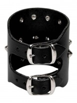 Leder Armband Spitzen Nieten