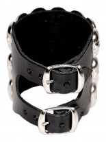 Leder Armband Totenköpfe