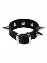 Leder Armband mit Spitznieten