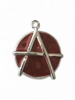 Metallkette mit Anhänger Anarchy