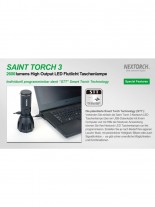 Outdoor LED Taschenlampe 2600 Lumen Nextorch Saint Torch 3