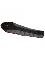 Outdoor Mumienschlafsack schwarz grau