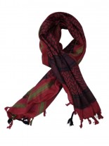 Pali Tuch Magenta Grün Schwarz