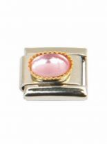 Motiv Brosche rosa