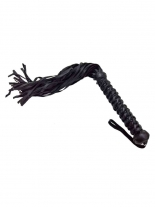 Riemen Flogger Peitsche schwarz