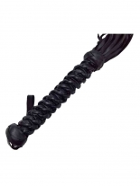 Riemen Flogger Peitsche schwarz