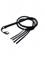 Riemen Leder Peitsche schwarz 200 cm