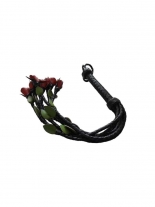 Rosen Leder Peitsche 8 Riemen