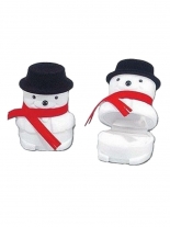 Schmuck Geschenk Etui Schneemann