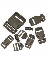Schnellverschluss Set 9 teilig oliv