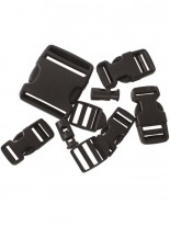 Schnellverschluss Set 9 teilig schwarz