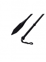 Speer Leder Gerte Peitsche schwarz