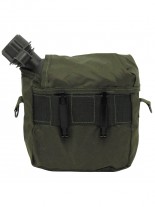 US Feldflasche mit Hülle oliv