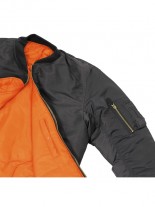 US Piloten Bomberjacke urban grau