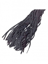 Veloursleder Leder Peitsche schwarz