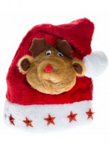 Weihnachtsmütze Nikolausmütze mit Elch
