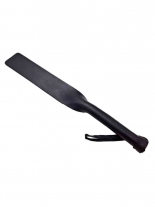 schwarze Leder Paddel Peitsche